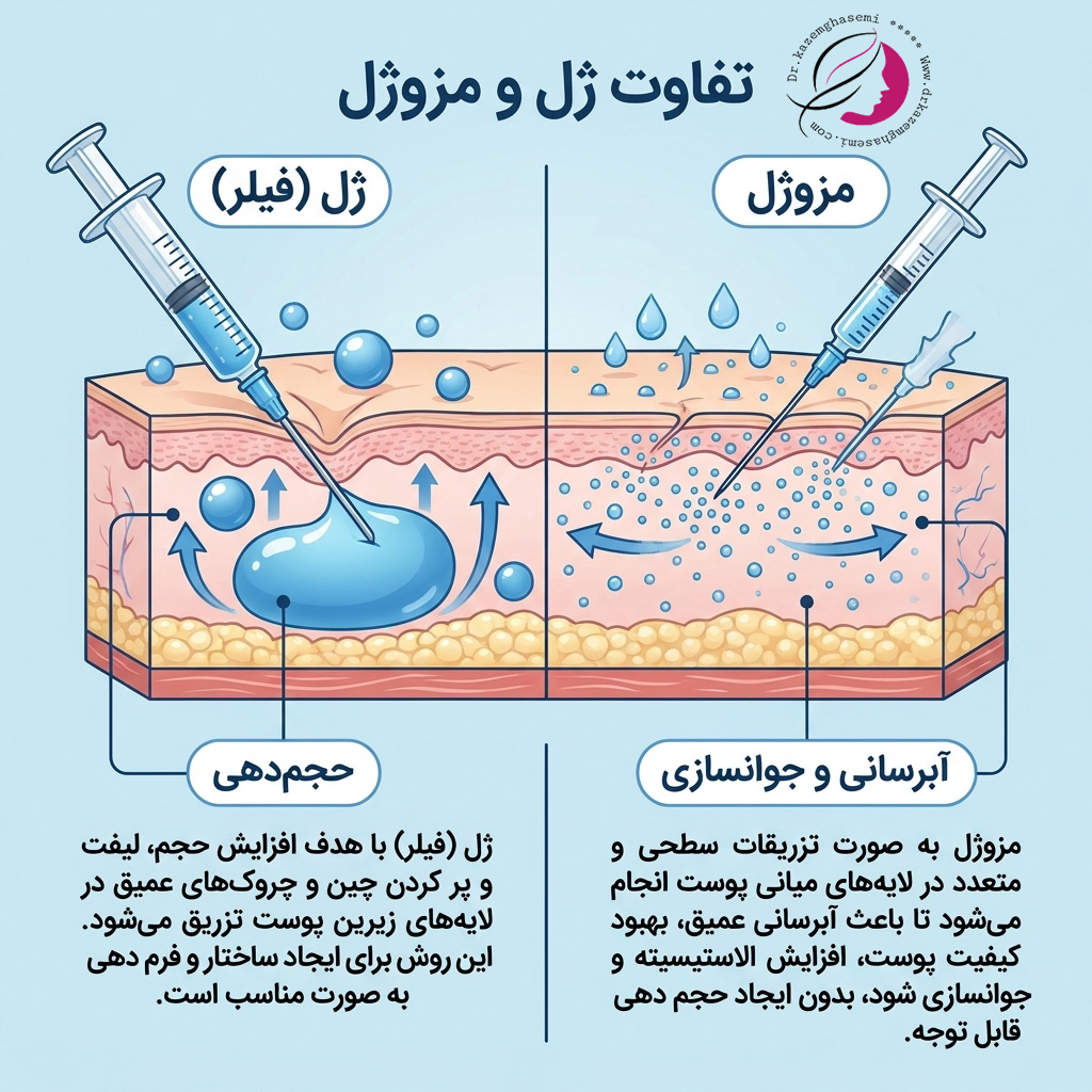 تفاوت ژل و مزوژل و توضیحات آن